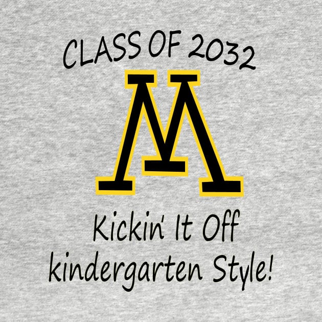 Class Of 2032 Shi, First Day Of School T-shirt, Pre-Kinder Shirt Teacher, Pre-K Teen Shirts, kick it off shirt - kindergarten style by Awareness of Life